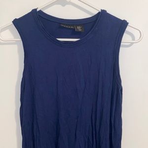 Tahari think strap tank top. Size XS, runs big.